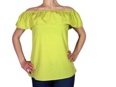 Женская блузка с воланом (AT513/Light Green) | 3 шт.