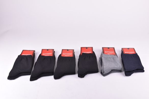 Шкарпетки підліткові однотонні "Житомир" ХЛОПОК (Арт. PT005/38) | 12 пар