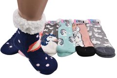 Жіночі шкарпетки на хутрі з гальмами (Арт. HD2020/6) | 6 пар