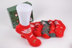 Носки детские шерстяные "Merry Christmas" в подарочной упаковке (Aрт. C383/3-6) | 6 пар