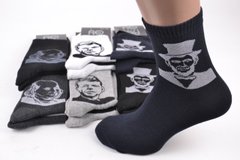 Мужские носки с рисунком ХЛОПОК (Aрт. PT249) | 12 пар