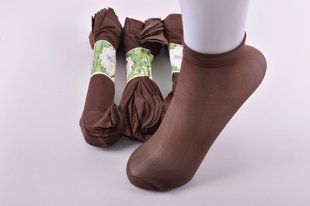 Носки женские капроновые "Корона" БАМБУК (Арт. LKB213/CH) | 10 пар