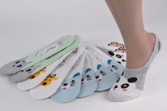 Жіночі Бавовняні Шкарпетки-Сліди (YA001/1) | 12 пар