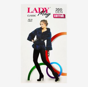 LADY MAY 350 ден "Black" ( 56-62) (11B202K/5) | 2 шт.