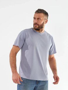Футболка чоловіча однотонна CoolMax (Арт. SK1001/Gray/2XL) | 1 шт.
