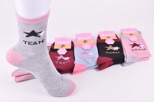 Носки детские на девочку "Фенна" ХЛОПОК (Арт. FEZC31-1/31-36) | 10 пар