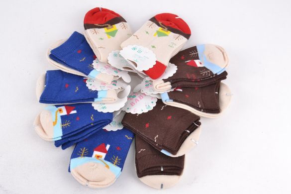 Шкарпетки дитячі Бавовняні з малюнком (Арт. PTC200/6-8) | 10 пар