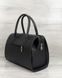 Каркасна жіноча сумка Саквояж чорний матовий (Арт. 31129) | 1 шт.