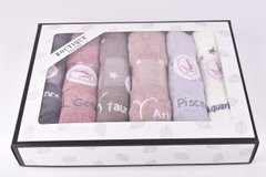 Набір рушників для обличчя в подарунковій упаковці МАХРА (Арт. M653-56/1) | 6 шт.