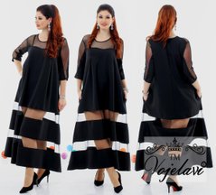 Женское Платье с сеткой (Арт. KL090/Black)