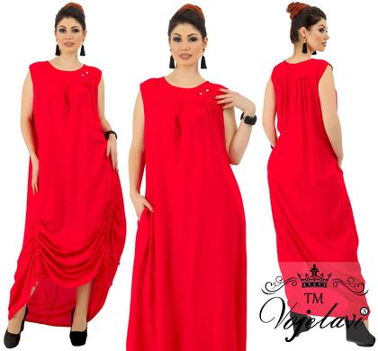 Жіноче плаття Maxi "Чепурне" (Арт. KL162/Red)