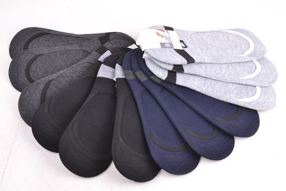 Чоловічі Шкарпетки-Сліди ХЛОПОК (F567-4) | 12 пар