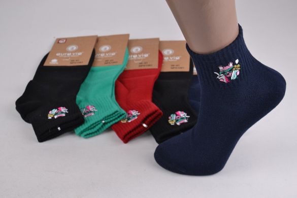 Жіночі шкарпетки з малюнком "Cotton" (Арт. NPX1391/38-41) | 5 пар