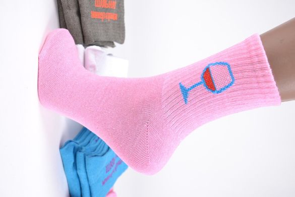 Жіночі шкарпетки з написом COTTON (Арт. PT1595) | 12 пар