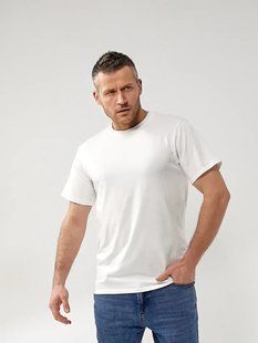 Футболка мужская однотонная (Арт. SK004/White/2XL) | 1 шт.