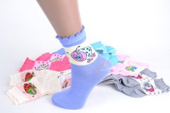 Шкарпетки дитячі на дівчинку (TKC251/25-28) | 12 пар