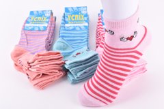 Шкарпетки дитячі на дівчинку "Житомир" бавовна (Арт. OAM390/20-22) | 12 пар