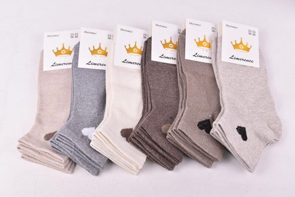 Жіночі шкарпетки "ЖИТОМИР" COTTON (AK2035) | 12 пар