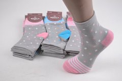 Шкарпетки жіночі з малюнком ХЛОПОК (Арт. MEJ211-21) | 12 пар