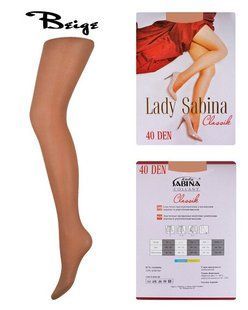 Колготки Lady Sabina 40 den Classic Beige р.5 (LS40Cl) | 1 шт.