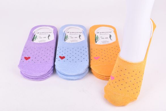 Шкарпетки-сліди жіночі "Житомир" ХЛОПОК (Арт. OAM272) | 12 пар