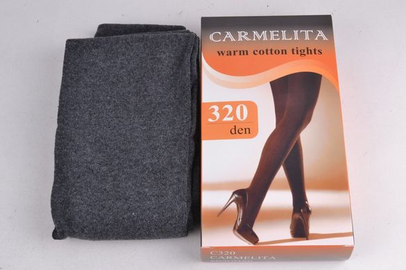 Жіночі теплі колготки "CARMELITA" Сірий (C330/4) | 5 штук.