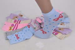 Дитячі шкарпетки на дівчинку р.23-26 (D3102/23-26) | 12 пар