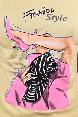 Жіноча футболка "Cotton" (Арт. WJ017/6) | 4 шт.