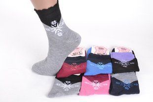 Жіночі шкарпетки з малюнком (B400) | 12 пар