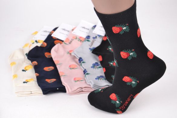 Шкарпетки жіночі з малюнком "Aura" COTTON (Арт. NZC6573/35-38) | 5 пар
