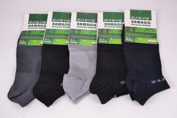Шкарпетки чоловічі занижені "AURA" Bamboo (Арт. FFD6037/39-42) | 5 пар