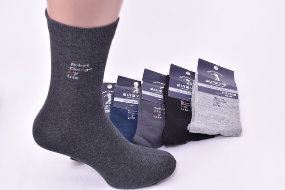 Шкарпетки чоловічі "AURA" COTTON (Арт. FX7539/39-42) | 5 пар