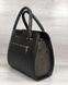 Каркасная женская сумка Эбби черного цвета со вставками золото (Арт. 32401) | 1 шт.