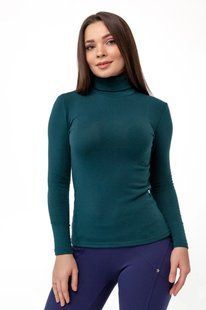 Женская водолазка цвет тёмно-зелёный с начесом (Арт. SK066/2XL) 1шт.