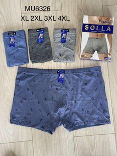 Трусы-боксеры мужские "Solla" Масло (Арт. SA6326) | 12 шт.