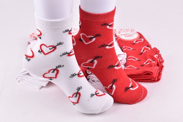 Шкарпетки жіночі з малюнком ХЛОПОК (Арт. ME32104) | 12 пар
