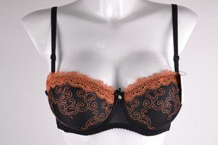 Бюстгальтер Push-up с вышивкой (L9944/Black) | 6 шт.
