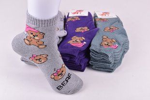 Носки детские на девочку "ЖИТОМИР" МАХРА COTTON (Арт. AK555/20-22) | 12 пар