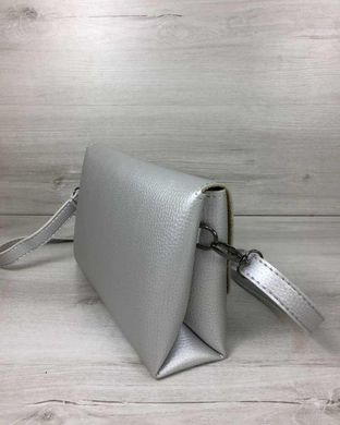 Жіноча сумка-клатч Келлі срібного кольору (нікель) (Арт. 60711) | 1 шт.