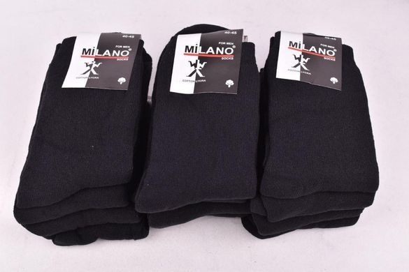 Носки мужские "Milano" МАХРА COTTON (Арт. Y202/BL) | 12 пар