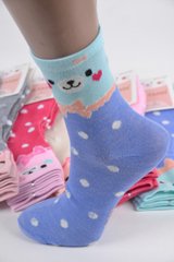 Детские носки на девочку с узором (TKC223/30-35) | 12 пар