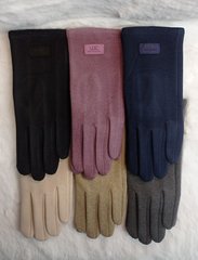 Перчатки женские "пальто на плюше" Сенсор (Арт. GND258) | 12 шт.