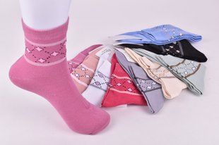 Носки женские "Корона" ХЛОПОК (Арт. LKB2350-5) | 10 пар