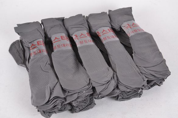 Носки капроновые с тормозом Серый (YL218/GR) | 10 пар