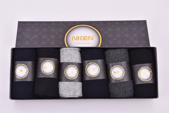 Носки мужские "NICEN" в подарочной упаковке (Арт. F546C) | 1 компл.
