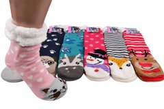 Жіночі шкарпетки на хутрі з гальмами (Арт. HD2021) | 12 пар