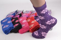 Шкарпетки жіночі махрові бавовна (YDJ801-8) | 12 пар