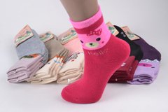 Детские Махровые термо-носки на девочку (FE3701/30-35) | 12 пар