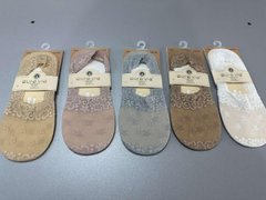 Носки-следы женские "AURA" Cotton Кружево (Арт. NDD1580/35-38) | 5 пар