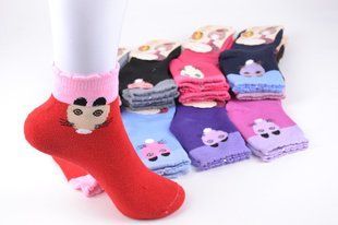 Носки детские на девочку "Корона" МАХРА ХЛОПОК (Арт. LKC3230/26-31) | 12 пар